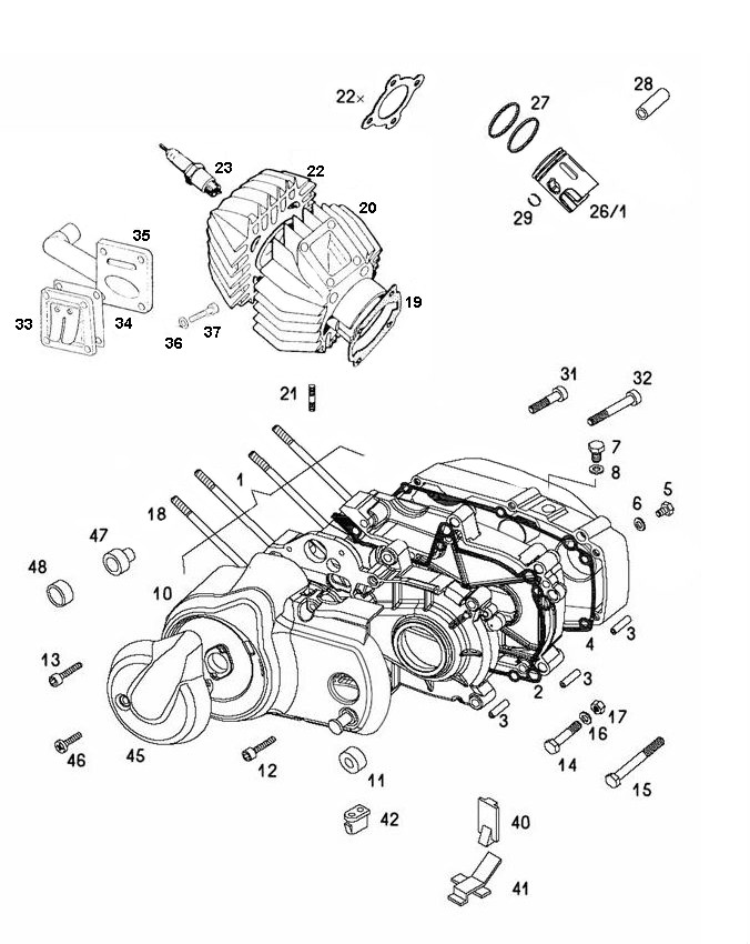 Membraan pakking Tomos A35