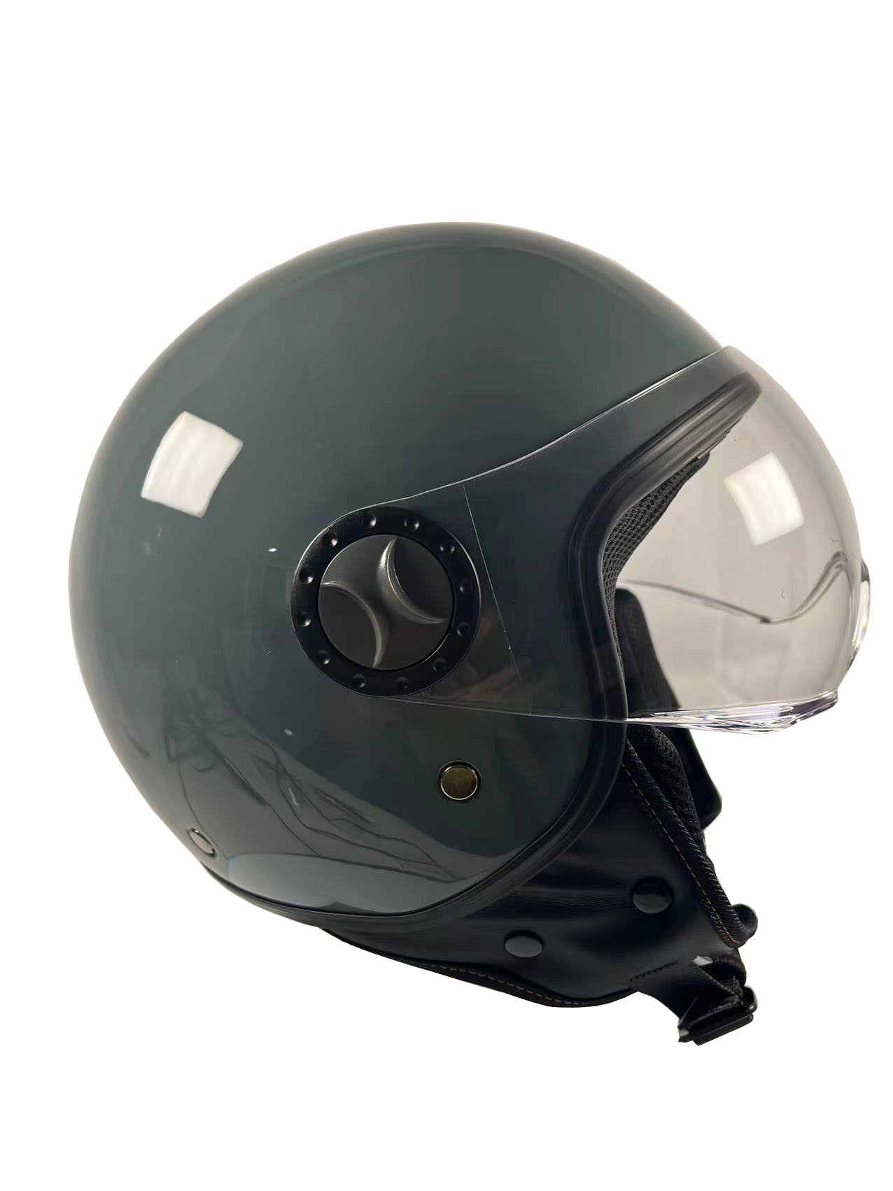 Helm Vito Jet Loreto. Verkrijgbaar in zwart, wit en grijs.