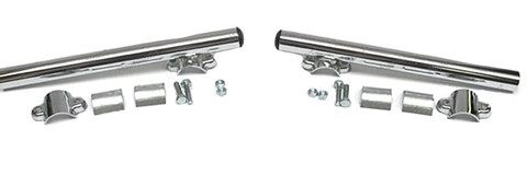 Cafe Racer Clipons stuur chrome universeel voor Tomos