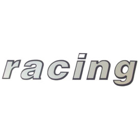Stickerset "Racing" groot formaat, 2-delig.