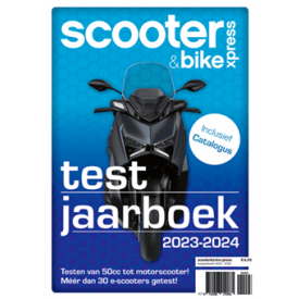 Tijdschrift Scooter&BikeXpress + complete catalogus Test jaarboek 2023 - 2024