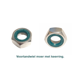 Voortandwiel moer met keerring 