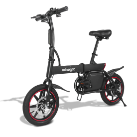 Windgoo B20 opvouwbare elektrische fiets- Met Gashandel. Zwart