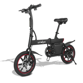 Windgoo B20 v3. 6.0Ah opvouwbare elektrische fiets - 14 inch. Zwart