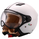 Helm Vito Jet Moda glans wit 1224