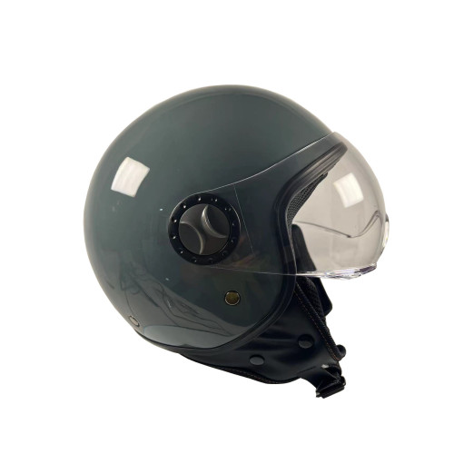 Helm Vito Jet Loreto. Verkrijgbaar in zwart, wit en grijs.