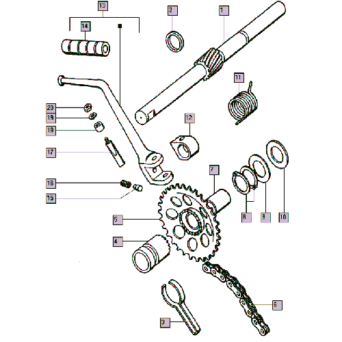 Seegerring A16 (Kickstart as)