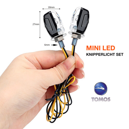 Mini knipperlichtset LED 12v. 