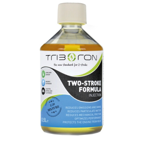 Triboron 2 takt olie Injection 500ml. Geschikt voor Tomos brommers met olietank.