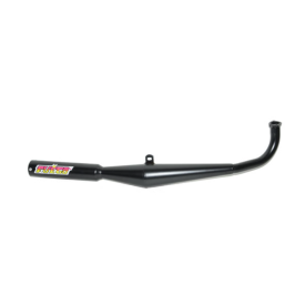 Tecno Bos - Fuego 28mm uitlaat, compleet Tomos A35 - A3 in Zwart of Chroom