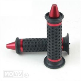 Handvat set punt Rood / Zwart