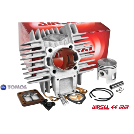 Airsal 65cc Cilinderkit 44mm met membraan – Geschikt voor Tomos A35 & A52